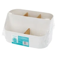 Pojemniki łazienkowe - Organizer VERTO 28807 biały - miniaturka - grafika 1