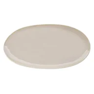 Talerze - Verlo ETER Talerz owalny 34,5x15 cm, beżowy - miniaturka - grafika 1