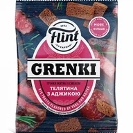 Krakersy - Grzanki Flint O Smaku Cielecina Z Ajika, 70 G - miniaturka - grafika 1