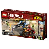 Klocki - LEGO Ninjago Motocykl Kaia i skuter Zane'a 70667 - miniaturka - grafika 1