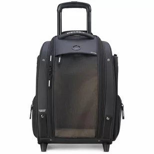 Delsey Raspail Wózek 2-kołowy kabinowy dla zwierząt 48 cm noir - Walizki - miniaturka - grafika 1