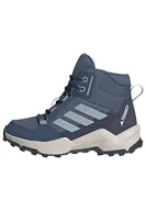Buty dla chłopców - adidas Uniseks - dzieci TERREX AX4R MID HIKING SHOES, Wonder Steel/Magic Grey/Shadow Navy, 36 EU - miniaturka - grafika 1