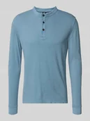 Koszulki męskie - Longsleeve z listwą guzikową - miniaturka - grafika 1