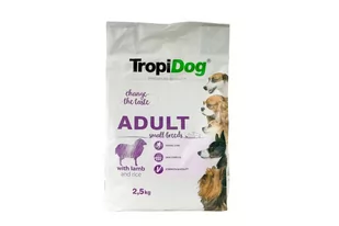 Tropical Premium Adult Small Breeds With Lamb&Rice 2,5 kg - Sucha karma dla psów - miniaturka - grafika 1