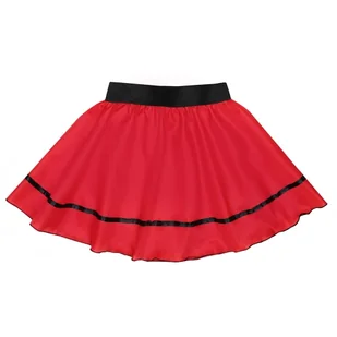SPÓDNICZKA CZERWONA XS - Sukienki i spódniczki dla dziewczynek - miniaturka - grafika 1