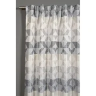 Firany - Szara firanka 245x140 cm Jacquard – Gardinia - miniaturka - grafika 1