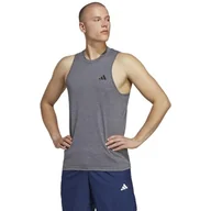Koszulki sportowe męskie - adidas Męska koszulka bez rękawów Train Essentials Feelready Training, XL - miniaturka - grafika 1