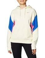 Swetry damskie - Nike damski sweter NSW, Fossil/Game Royal/Cosmic Fuchs, M, CJ3681 - miniaturka - grafika 1