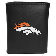 Portfele - Siskiyou Sports NFL Denver Broncos potrójnie składany portfel duże logo, czarny - miniaturka - grafika 1