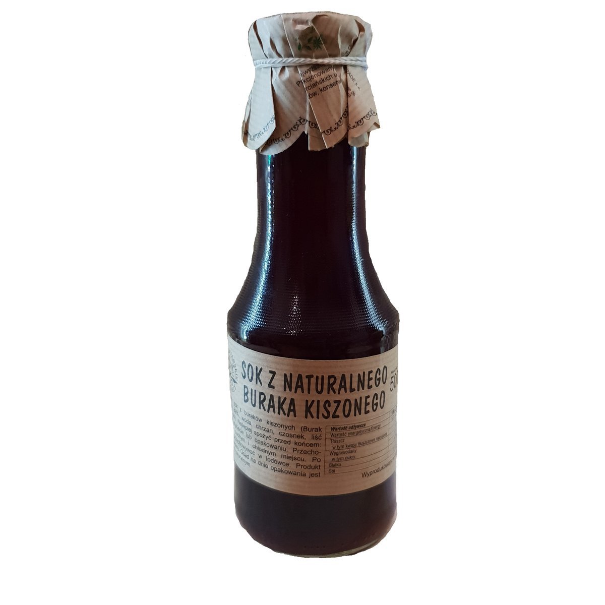 SOK Z NATURALNEGO BURAKA KISZONEGO 500ml Nadwarciańskie Specjały