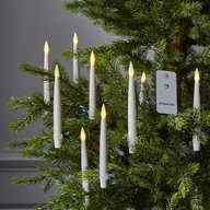 Oświetlenie świąteczne - Lampki choinkowe świeczki Led PAULINA 10 lampek na baterie z pilotem B. Ciepłe - miniaturka - grafika 1