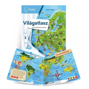 Tolki: Interaktywna książka audio - Atlas świata - Edukacja przedszkolna - miniaturka - grafika 1