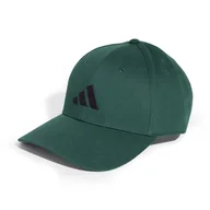 Czapki damskie - Czapka z daszkiem ADIDAS BB CAP COT NL JP0397 – Zielony - miniaturka - grafika 1