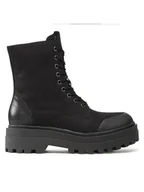 Botki damskie - Lasocki Trapery WI16-UTRA-02 Czarny - miniaturka - grafika 1