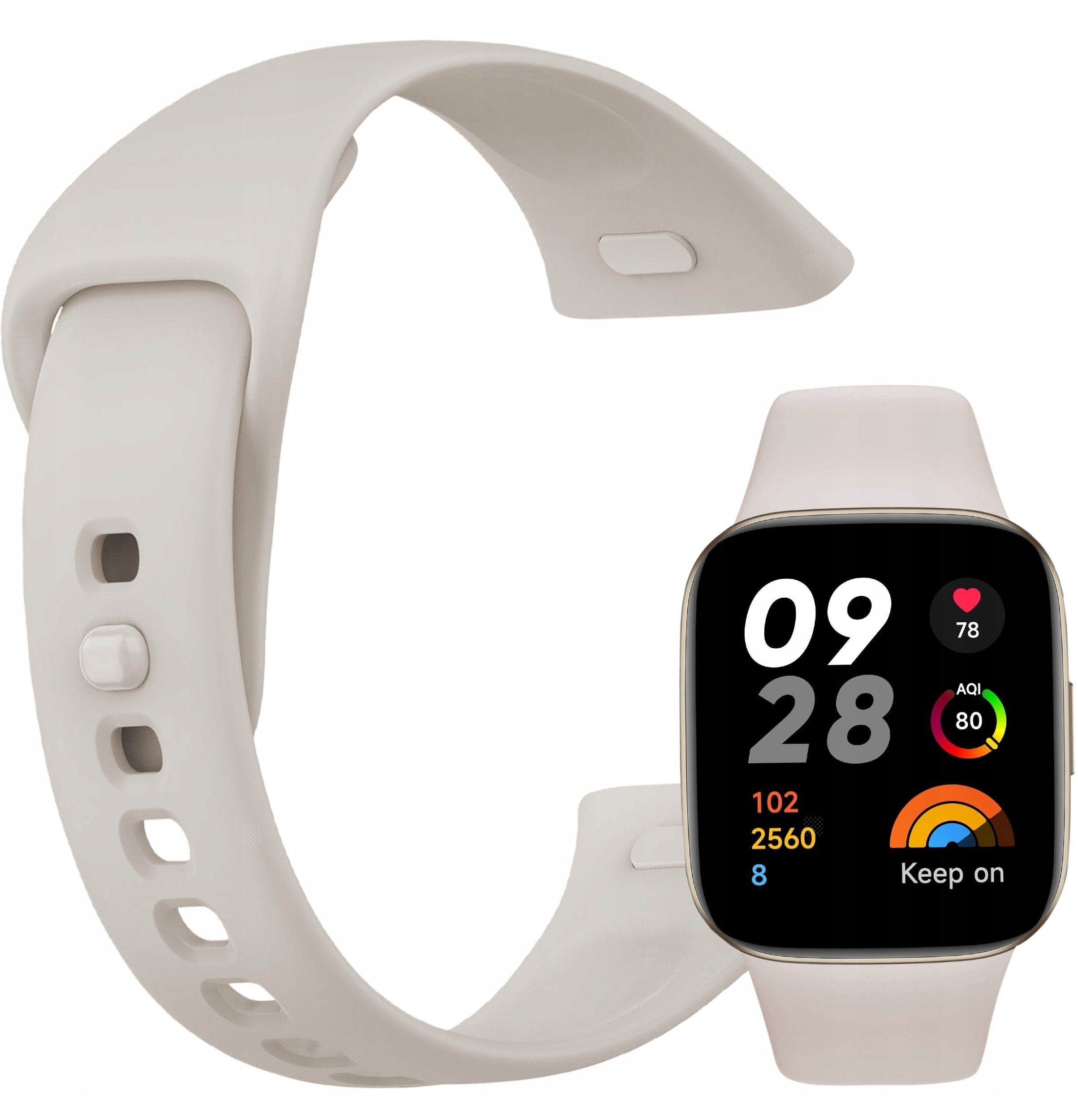 ChronSmarta Pasek ChronSmarta do smartwatch'a Xiaomi Redmi Watch 3 Kremowy