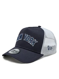 New Era Czapka z daszkiem Team Script Trucker Nyy 60364216 Czarny - Czapki męskie - miniaturka - grafika 1