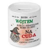 Skarbonki - Skarbonka na Urodziny 55 55te 55-te na Prezent z Nadrukiem ze Zdjęciem + Opakowanie na prezent (wzór 03) - miniaturka - grafika 1