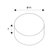 Żarówki LED - Reflektor LED SLV QPAR111, 3000 K, GU10, 12 W, ściemniany - miniaturka - grafika 1