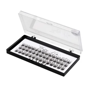 Luxury Lashes Fluffy Kim W-line EXTREME 14 mm Kępki rzęs zapewniające intensywny efekt - Sztuczne rzęsy i akcesoria - miniaturka - grafika 1