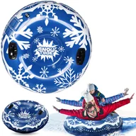 Sanki i ślizgacze - Sanki dmuchane Heckermann Granatowe Ślizgacz na śnieg - miniaturka - grafika 1