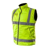 Odzież robocza - NEO Bezrękawnik roboczy, dwustronny, jedna strona odblaskowa, żółta, rozmiar L / 52 - miniaturka - grafika 1