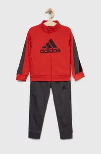 Adidas Performance dres dziecięcy kolor czerwony - adidas Performance - Dresy i komplety dla chłopców - miniaturka - grafika 1