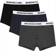 Majtki męskie - Męskie bokserki DC Shoes 3-pak DC-B4 czarny/granat/szary XXL - miniaturka - grafika 1