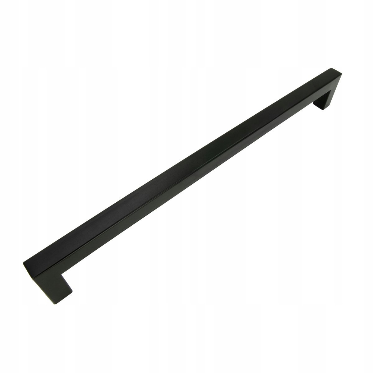 Uchwyt meblowy klasyczny 256 mm czarny Metalowy uchwyt do szafki szuflady