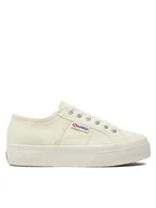 Trampki damskie - Superga Tenisówki 2740 Beżowy - miniaturka - grafika 1