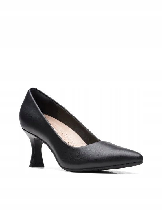 CLARKS DAMSKIE BUTY CZARNE CZÓŁENKA ELEGANCKIE 39 6KA