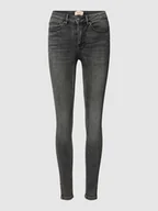 Spodnie damskie - Jeansy o kroju skinny fit z 5 kieszeniami model ‘FLASH’ - miniaturka - grafika 1