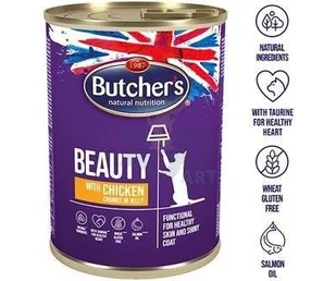 Butchers Classic Pro Series Kurczak w galaretce 24x400g puszka Kot) 23118-uniw - Mokra karma dla kotów - miniaturka - grafika 1