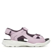 Buty dla dziewczynek - Sandały ECCO Biom Raft 70060361137 Fioletowy - miniaturka - grafika 1