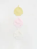 Buciki dla niemowląt - Reserved - Wiązana chustka z daszkiem 3 pack - wielobarwny - miniaturka - grafika 1