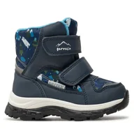 Buty dla chłopców - Śniegowce Garvalin 241855 A008 S Granatowy - miniaturka - grafika 1