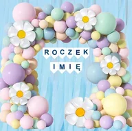 Baby shower i roczek - Roczek 1 urodziny girlanda balonowa niebieska - miniaturka - grafika 1