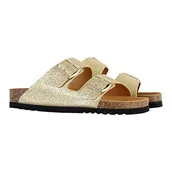 Sandały damskie - Scholl Josephine, sandały damskie, Platynowe złoto, 37 EU - miniaturka - grafika 1