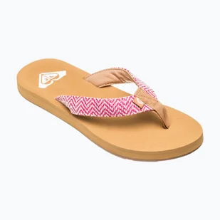 Japonki damskie ROXY Porto Raffia II raspberry WYSYŁKA W 24H 30 DNI NA ZWROT - Klapki i japonki damskie - miniaturka - grafika 1