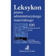 Prawo - C.H. Beck Leksykon prawa administracyjnego materialnego. 100 podstawowych pojęć - miniaturka - grafika 1