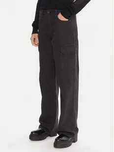 G-Star Raw Spodnie materiałowe Cargo D27017-5126 Czarny Slim Fit - Spodnie damskie - miniaturka - grafika 1