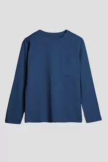 Bluzki dla chłopców - Granatowy t-shirt z miękkiej dzianiny - unisex - Limited Edition - grafika 1