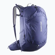 Plecaki - Plecak turystyczny Salomon Trailblazer 30 l mazarine blue/ghost gray - miniaturka - grafika 1