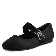 Baleriny - Baleriny Juicy Couture WS23499-01A Czarny - miniaturka - grafika 1