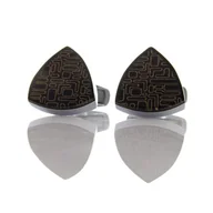 Spinki do mankietów i krawatów - Spinki do mankietów klasyczne EM 399 - EM Men's Accessories - miniaturka - grafika 1