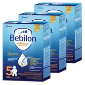 Mleko modyfikowane - Zestaw Bebilon Advance Pronutra 5 Junior, odżywcza formuła na bazie mleka, dla przedszkolaka, 3 x 1000 g - miniaturka - grafika 1