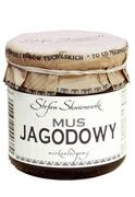 Konfitury, marmolady, powidła - S. Skwierawski Mus jagodowy niskosłodzony - 200g 05058 - miniaturka - grafika 1