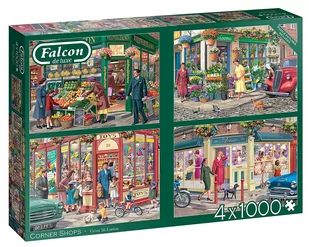 Falcon Puzzle 4x1000 Twoje ulubione sklepy G3 - Puzzle - miniaturka - grafika 1