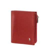 Portfele - Portfel Damski Skórzany PUCCINI Z Zabezpieczeniem RFID Czerwony CR967-3 - miniaturka - grafika 1