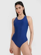 Stroje kąpielowe - 4F Kostium kąpielowy jednoczęściowy damski - granatowy L - miniaturka - grafika 1