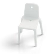 Krzesła - Krzesło Mellow białe - Lyxo Design - miniaturka - grafika 1
